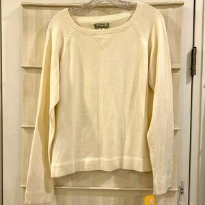 Tommy Bahama cream sweater with tags on!